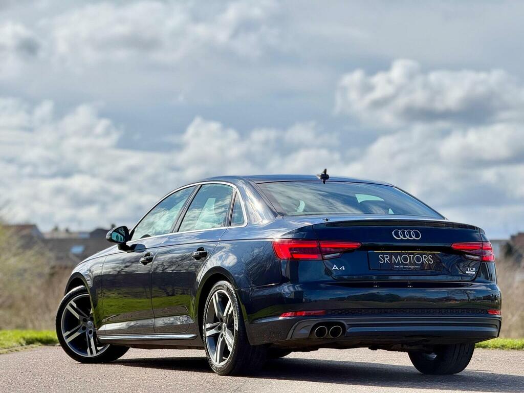 Audi A4 Saloon 2.0 Tdi Ultra S Line S Tronic Euro 6 Ss VO66LNG Blue #6