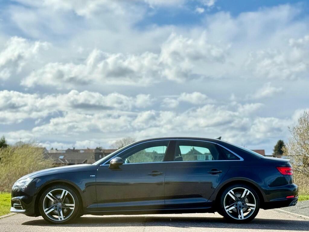 Audi A4 Saloon 2.0 Tdi Ultra S Line S Tronic Euro 6 Ss VO66LNG Blue #4