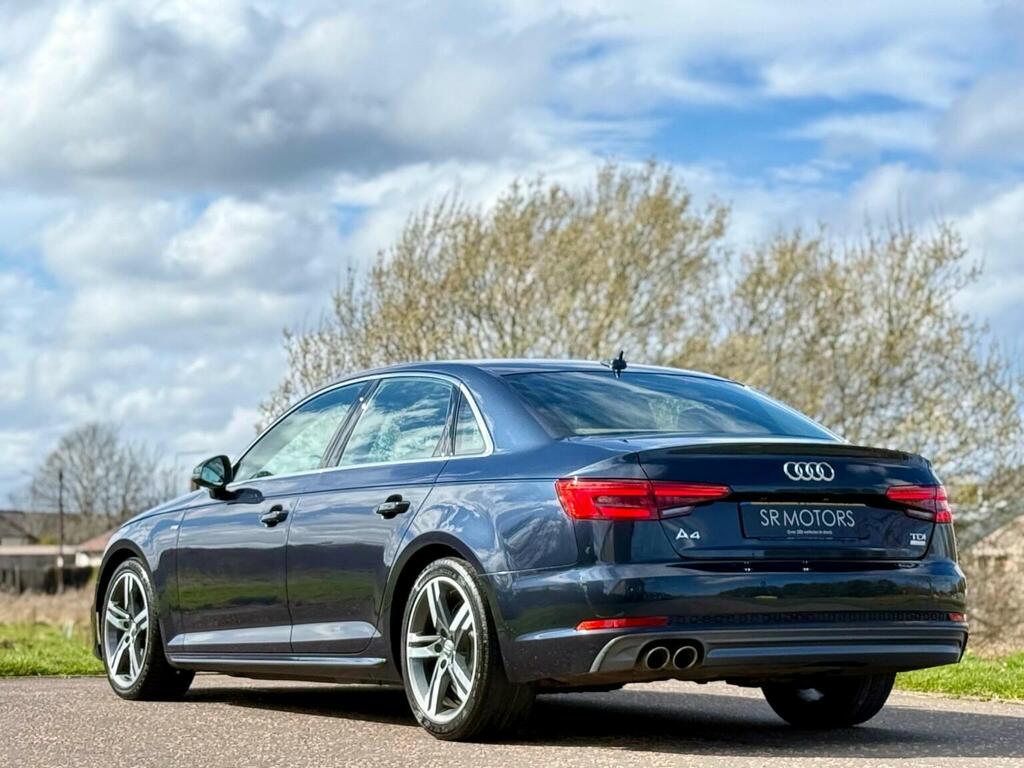 Audi A4 Saloon 2.0 Tdi Ultra S Line S Tronic Euro 6 Ss VO66LNG Blue #3