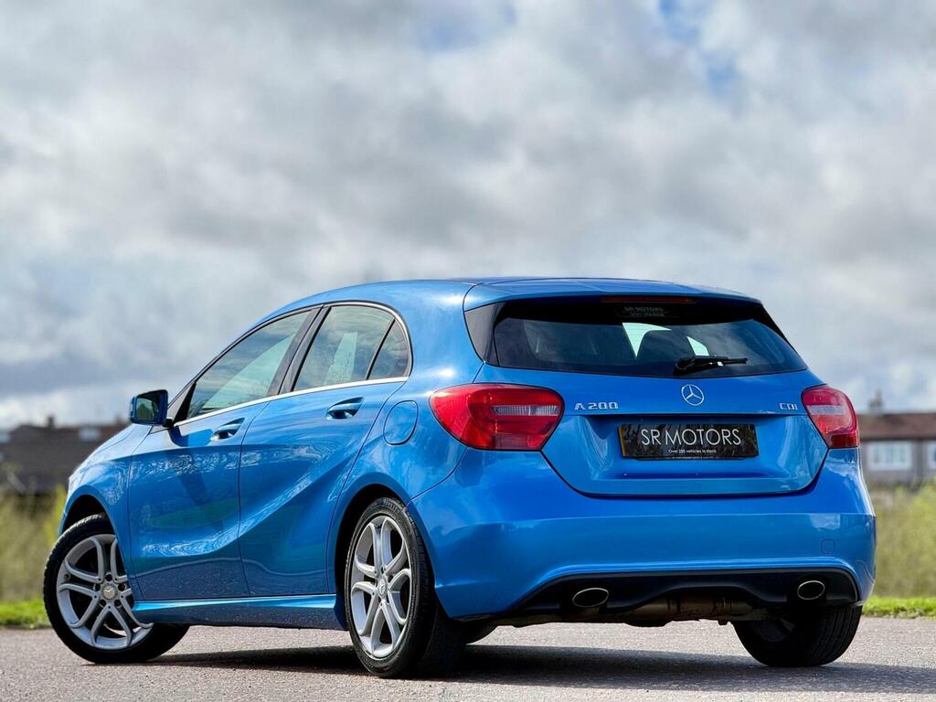 Mercedes-Benz A Class Hatchback 1.8 A200 Cdi Sport 7G-dct Euro 5 Ss 5 Blue #2