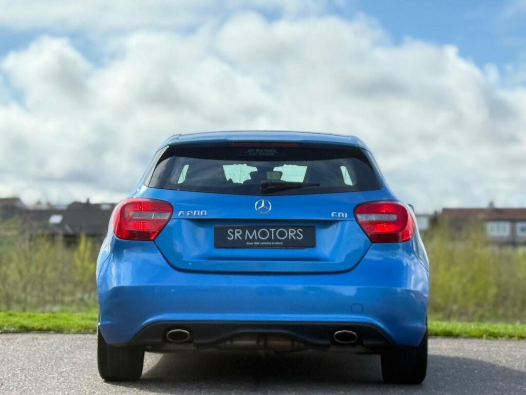 Mercedes-Benz A Class Hatchback 1.8 A200 Cdi Sport 7G-dct Euro 5 Ss 5 Blue #4