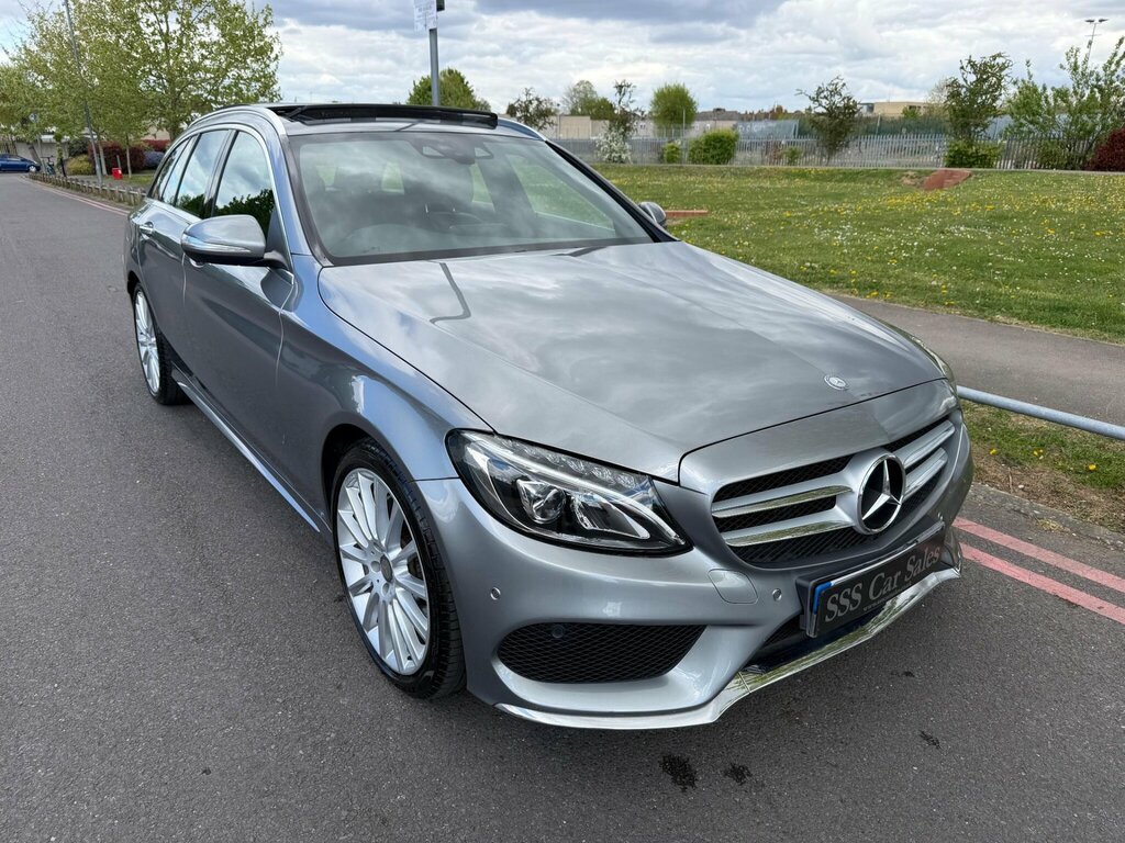 Mercedes-Benz C Class 2.0 C200 Amg Line 7G-tronic Euro 6 Ss SM64KDK Silver #2