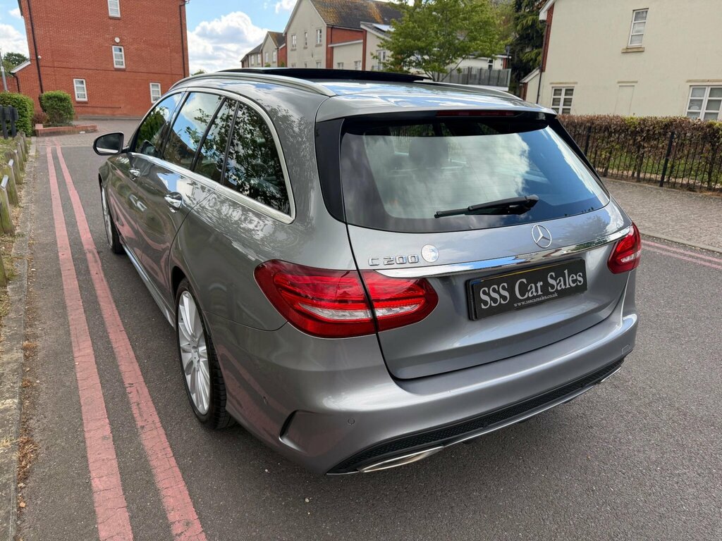 Mercedes-Benz C Class 2.0 C200 Amg Line 7G-tronic Euro 6 Ss SM64KDK Silver #6