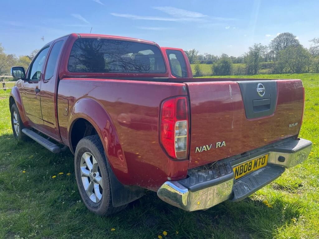 Nissan Navara 2.5 Dci Outlaw King Cab Pickup 200808 ND08MTO Red #4