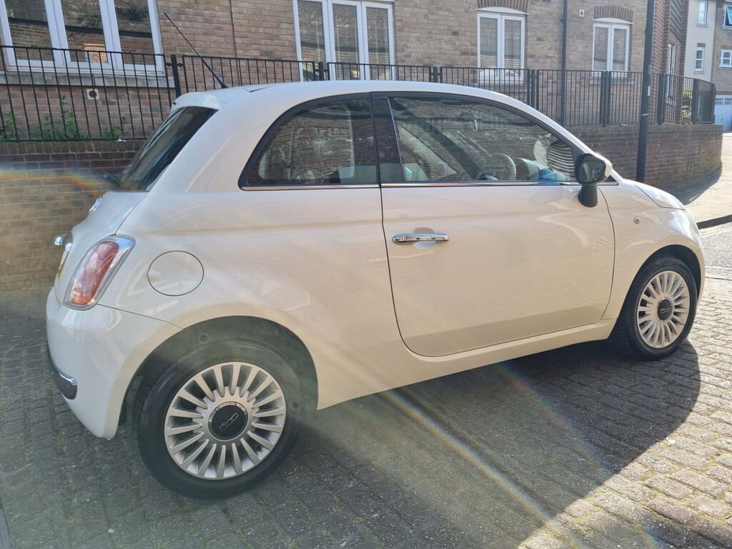 Fiat 500 Hatchback 1.2 500 1.2 Lounge Start Stop 2011 GV11LFG White #6