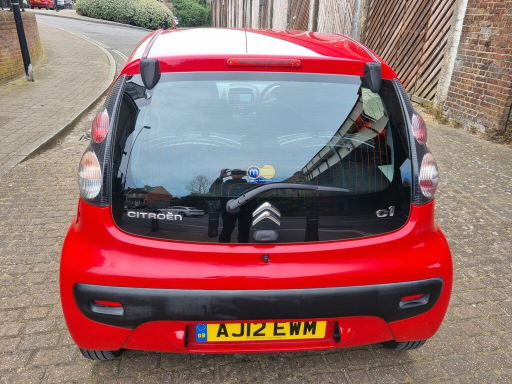 Citroen C1 Hatchback 1.0 I Vtr 2012 AJ12EWM Red #5