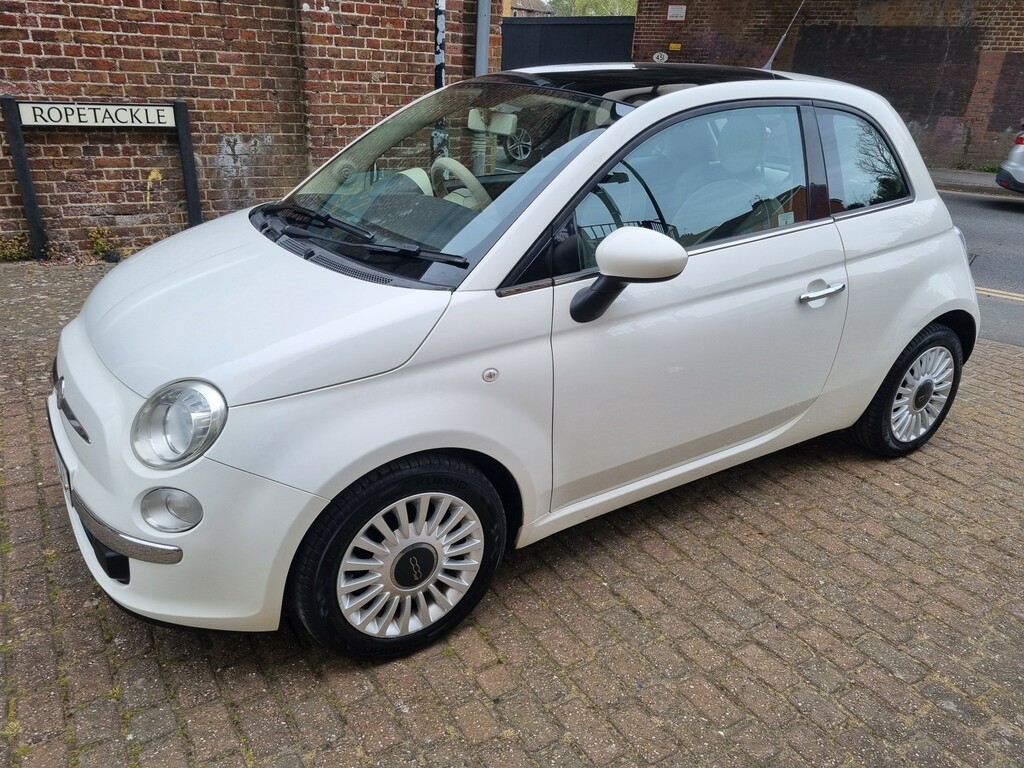 Fiat 500 Hatchback 0.9 500 0.9 Lounge 2011 White #3