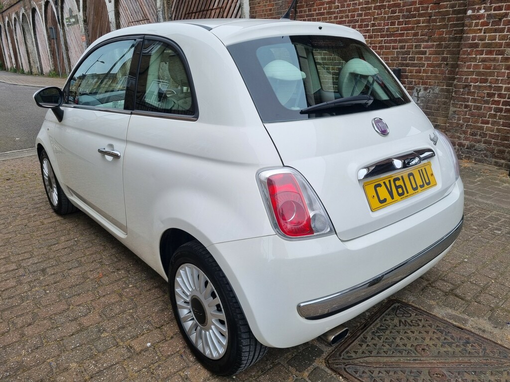 Fiat 500 Hatchback 0.9 500 0.9 Lounge 2011 White #4
