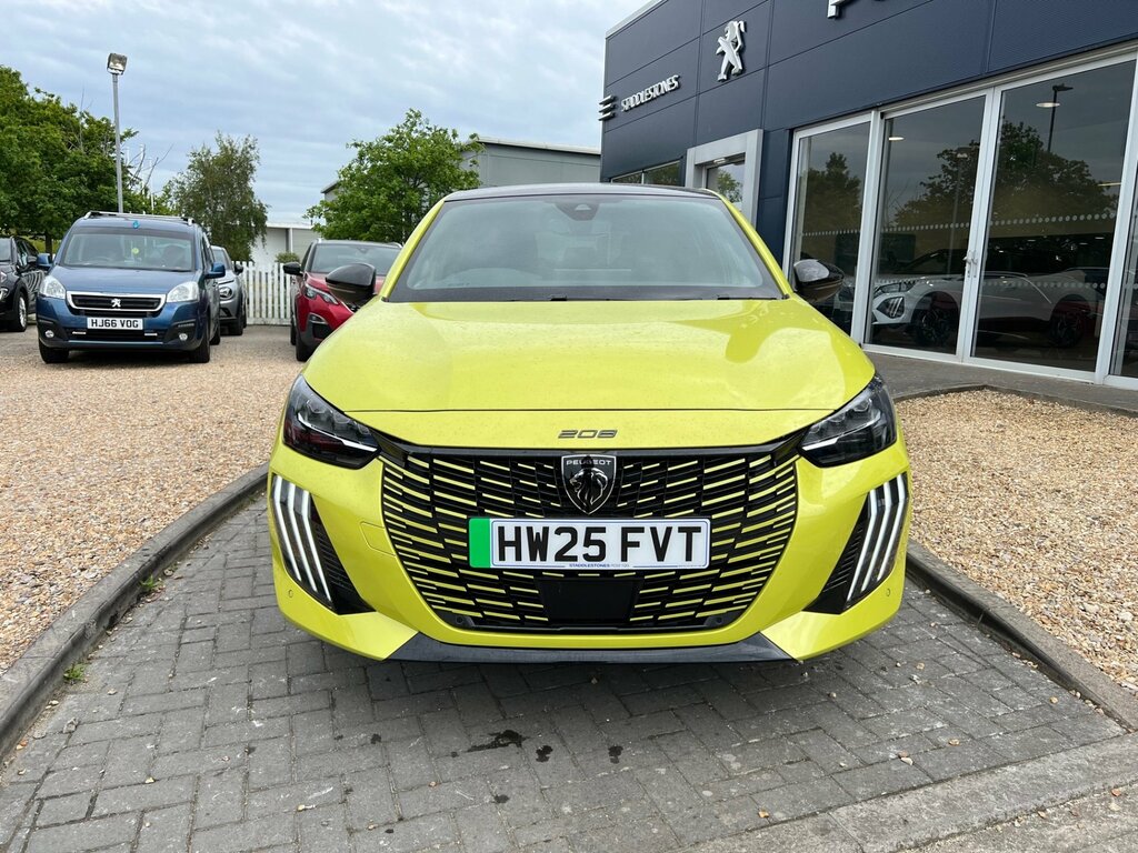 Peugeot e-208 Gt 50Kw Ev136 HW25FVT Yellow #2
