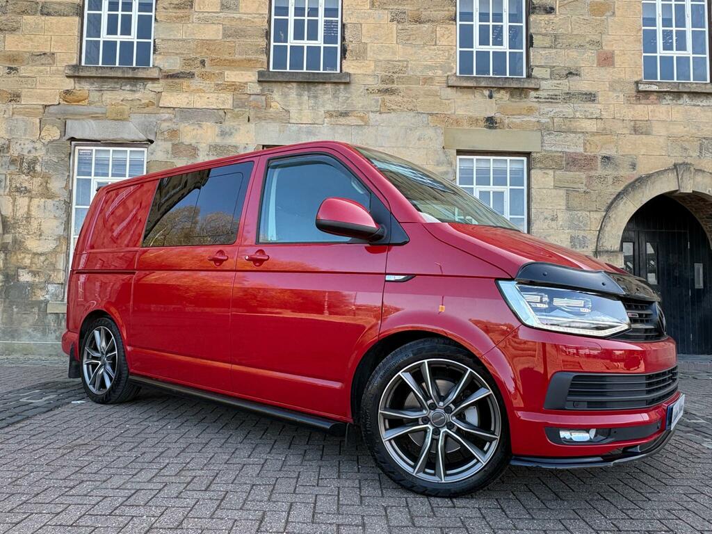 Volkswagen Transporter 2.0 Bitdi T32 Bluemotion Tech Highline Kombi Dsg 4 DG68HHO Red #4