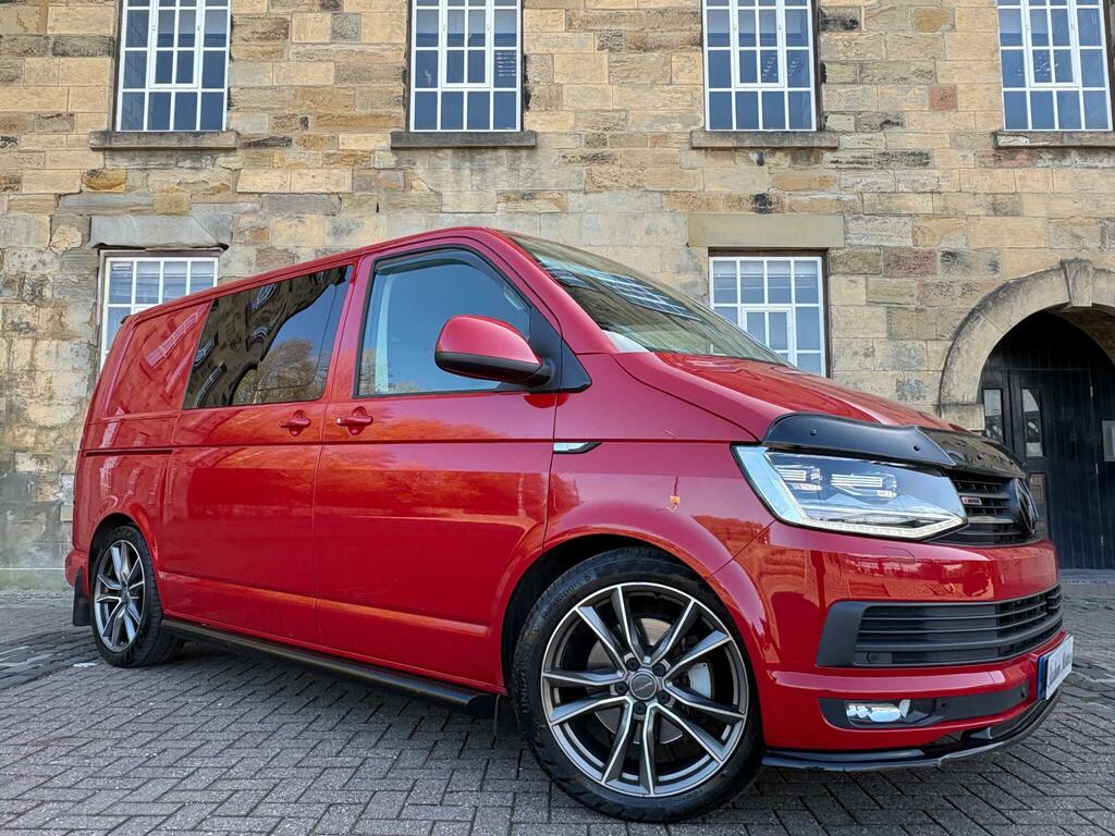 Volkswagen Transporter 2.0 Bitdi T32 Bluemotion Tech Highline Kombi Dsg 4 DG68HHO Red #3