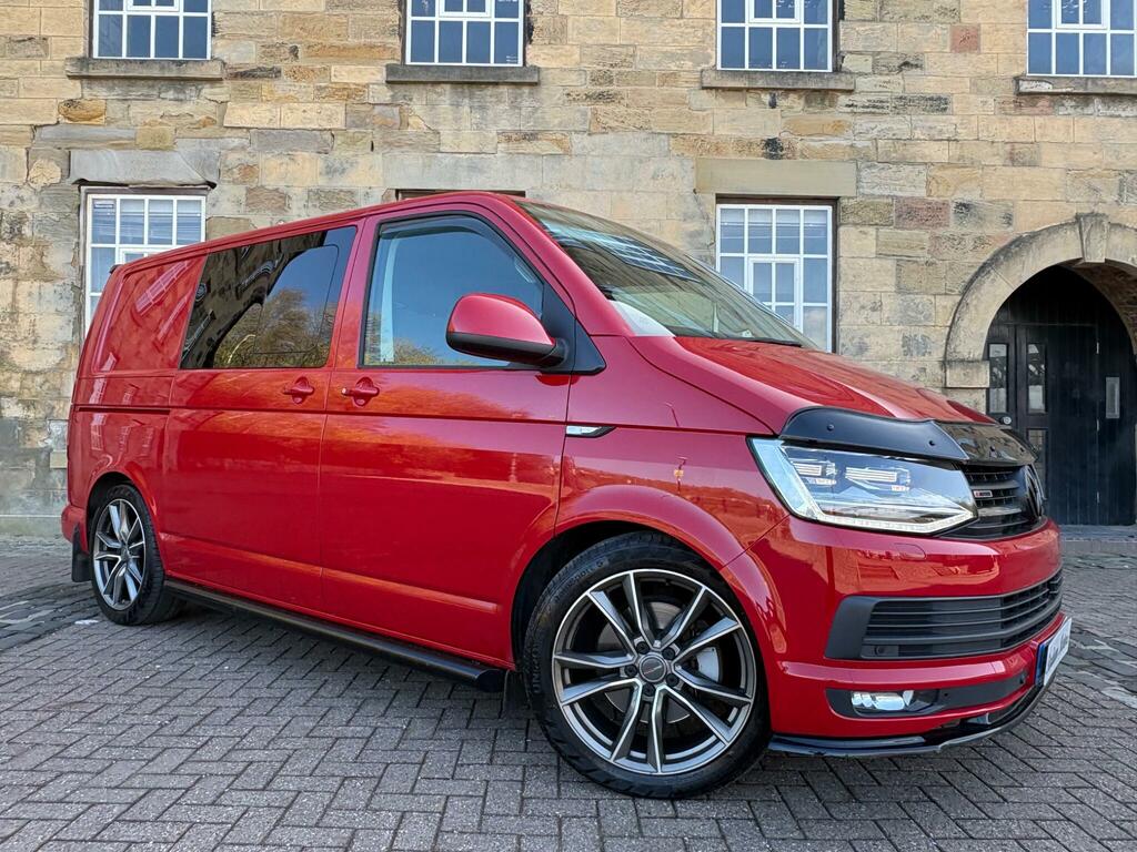 Volkswagen Transporter 2.0 Bitdi T32 Bluemotion Tech Highline Kombi Dsg 4 DG68HHO Red #2