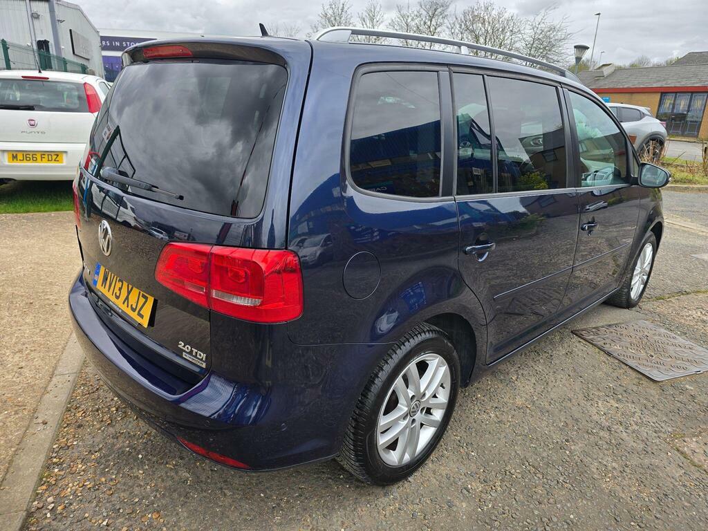 Volkswagen Touran 2.0 Tdi Se Euro 5 Blue #3