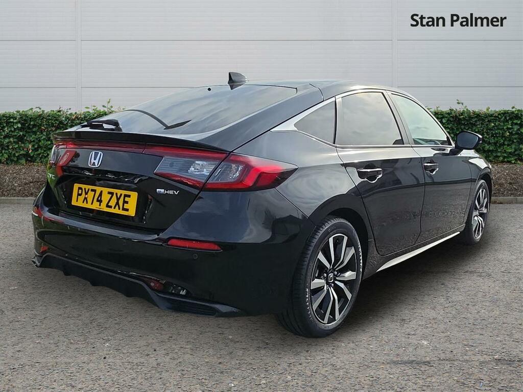 Honda Civic 2.0 H I-mmd Elegance Hatchback Hybrid E Black #3