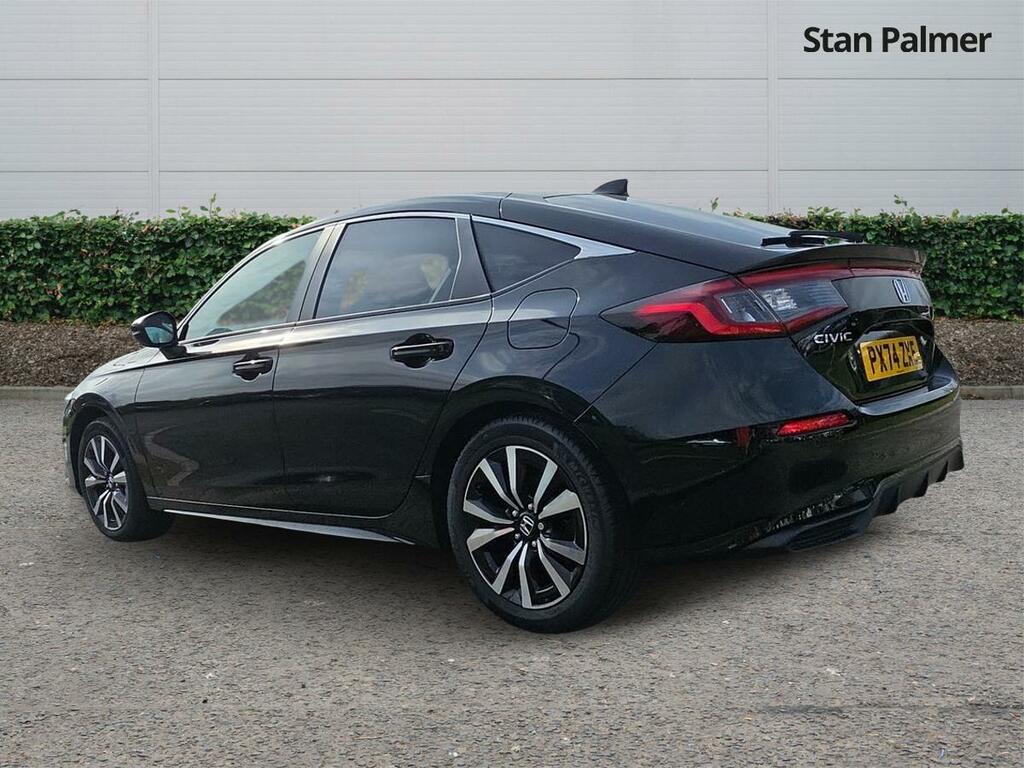 Honda Civic 2.0 H I-mmd Elegance Hatchback Hybrid E Black #5