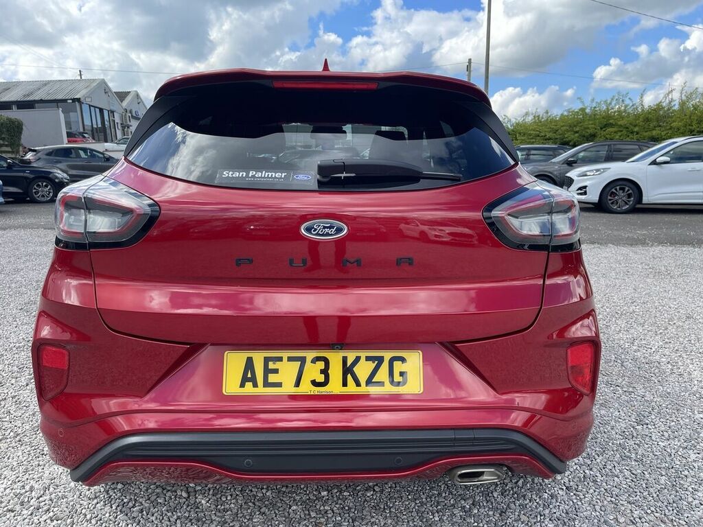 Ford Puma 1.0T Ecoboost Mhev St-line X Suv Hybrid AE73KZG Red #4