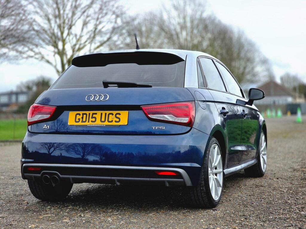 Audi A1 1.4 Tfsi S Line Sportback S Tronic Euro 6 Ss GD15UCS Blue #6