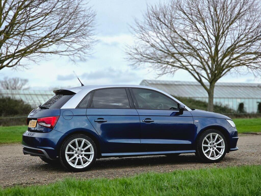 Audi A1 1.4 Tfsi S Line Sportback S Tronic Euro 6 Ss GD15UCS Blue #4