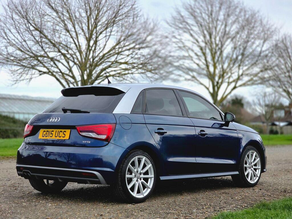 Audi A1 1.4 Tfsi S Line Sportback S Tronic Euro 6 Ss GD15UCS Blue #5