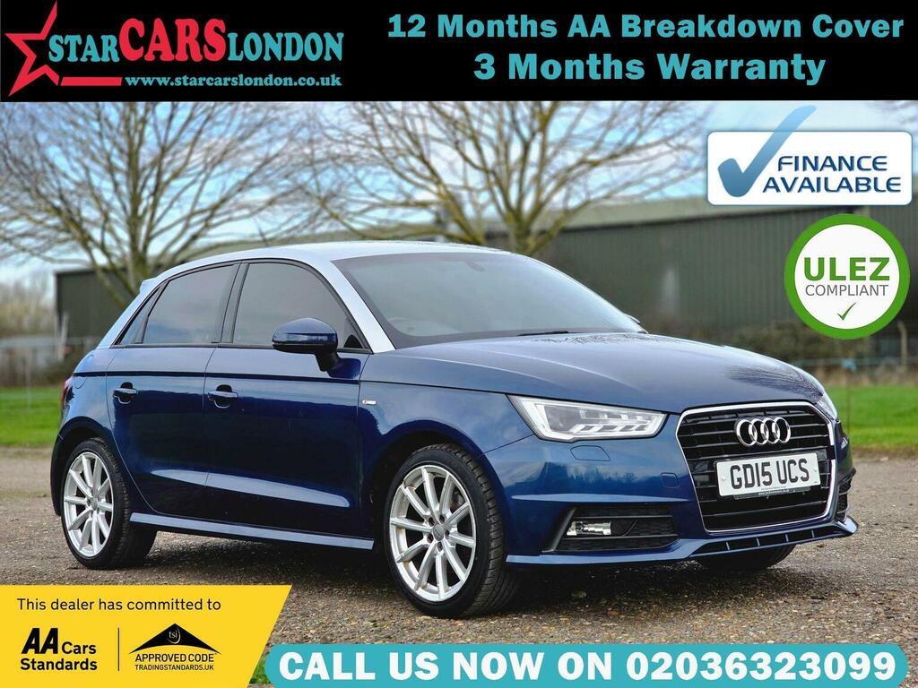 Audi A1 1.4 Tfsi S Line Sportback S Tronic Euro 6 Ss Blue