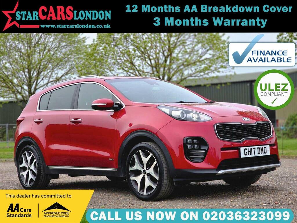 Kia Sportage 1.6 T-gdi Gt-line Dct Awd Euro 6 201717 Red