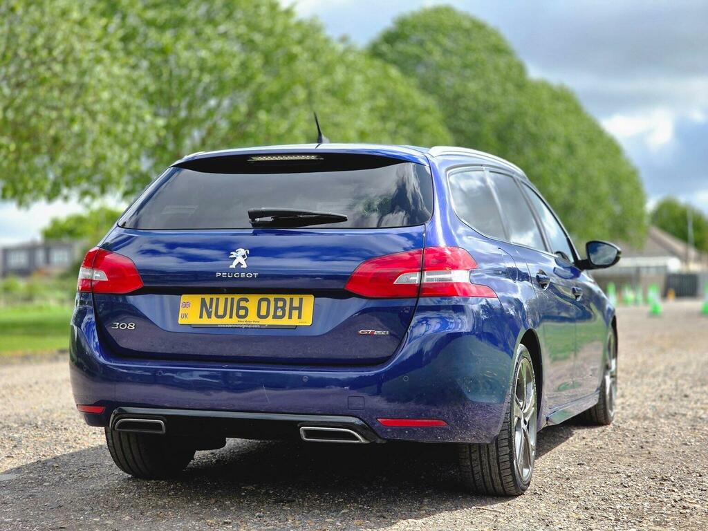 Peugeot 308 SW 1.2 Puretech Gt Line Eat Euro 6 Ss 201616 NU16OBH Blue #6