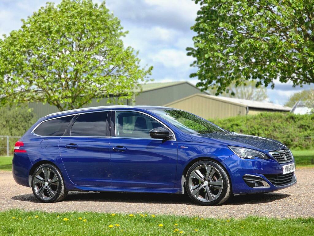 Peugeot 308 SW 1.2 Puretech Gt Line Eat Euro 6 Ss 201616 NU16OBH Blue #2