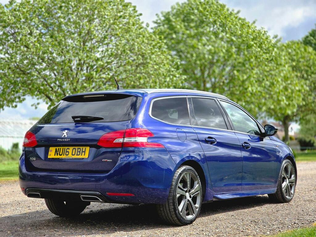 Peugeot 308 SW 1.2 Puretech Gt Line Eat Euro 6 Ss 201616 NU16OBH Blue #5