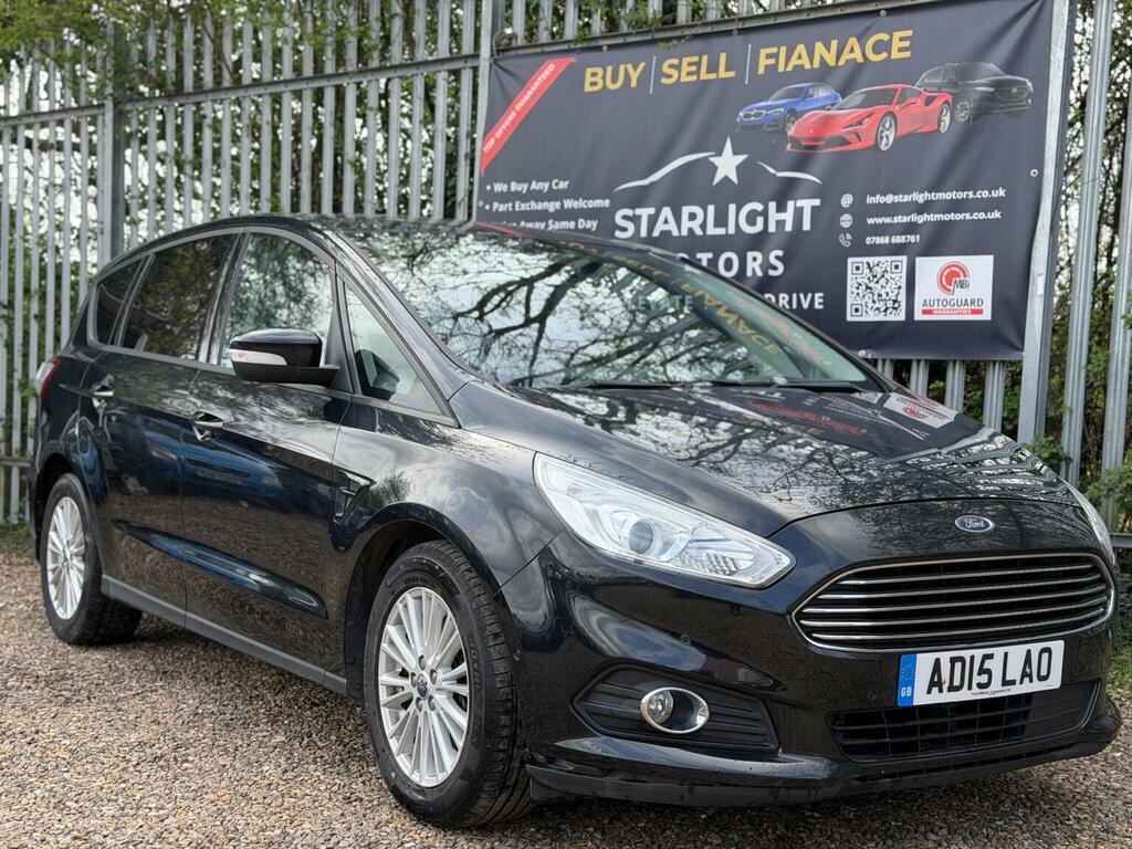 Ford S-Max 1.5T Ecoboost Zetec Euro 6 Ss Black