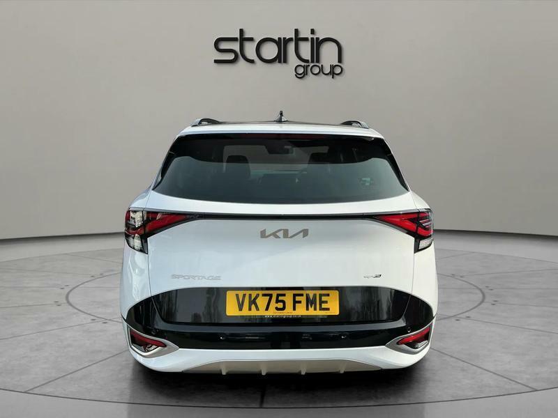 Kia Sportage 1.6 T-gdi Hev Gt-line S White #6