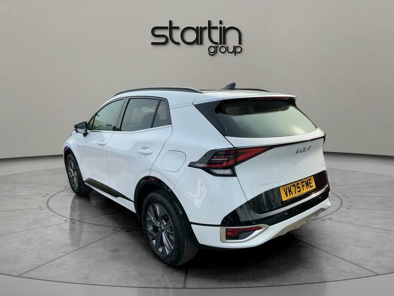 Kia Sportage 1.6 T-gdi Hev Gt-line S White #5