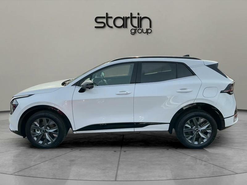 Kia Sportage 1.6 T-gdi Hev Gt-line S White #4