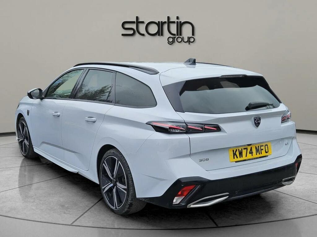 Peugeot 308 SW 1.2 Hybrid Gt E-dsc6 Euro 6 Ss KW74MFO White #4