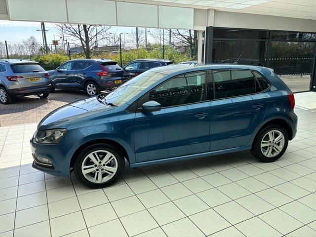 Volkswagen Polo Tdi Bluemotion Tech Match Blue #2