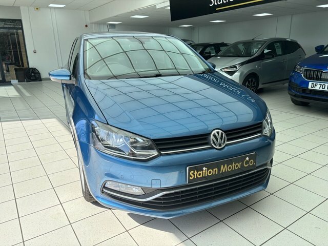 Volkswagen Polo Tdi Bluemotion Tech Match Blue #4