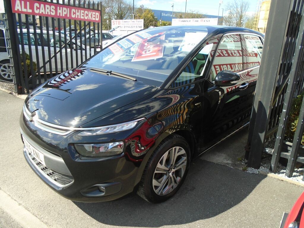 Citroen C4 Picasso 1.6 E-hdi Exclusive Mpv Euro 5 DV15XNL Black #3