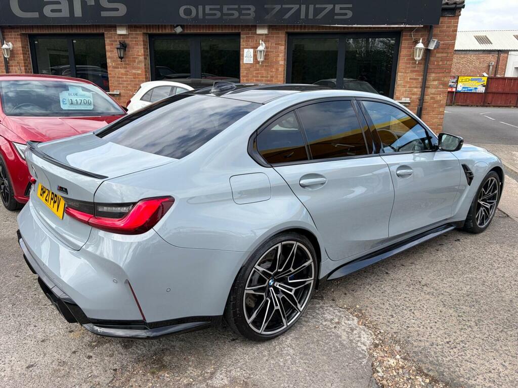 BMW M3 Saloon 3.0 Biturbo Competition Steptronic Euro 6 BP21PPV Grey #3