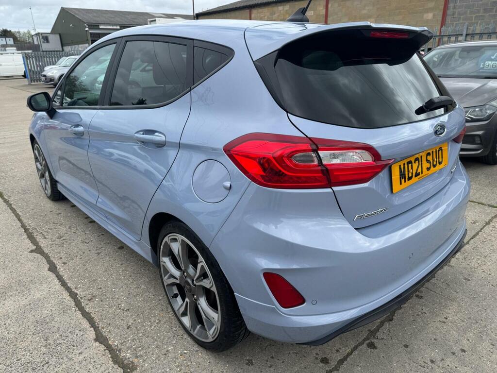 Ford Fiesta Hatchback 1.0T Ecoboost Mhev St-line X Edition Eur MD21SUO Blue #4