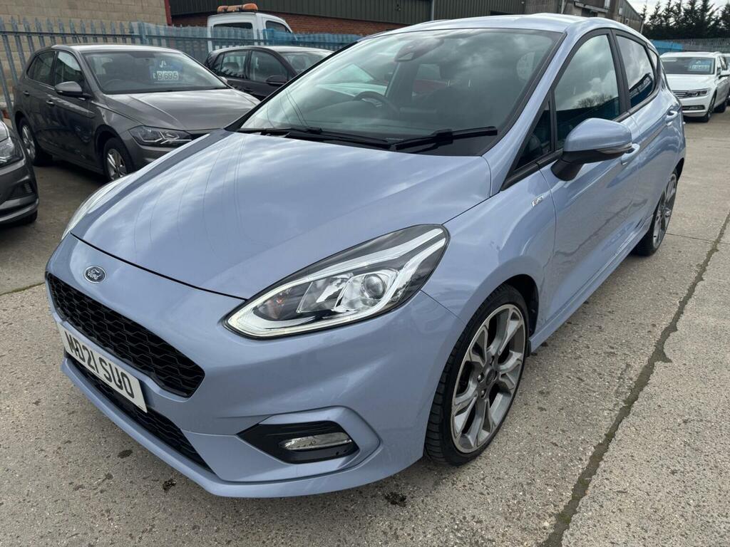 Ford Fiesta Hatchback 1.0T Ecoboost Mhev St-line X Edition Eur MD21SUO Blue #3