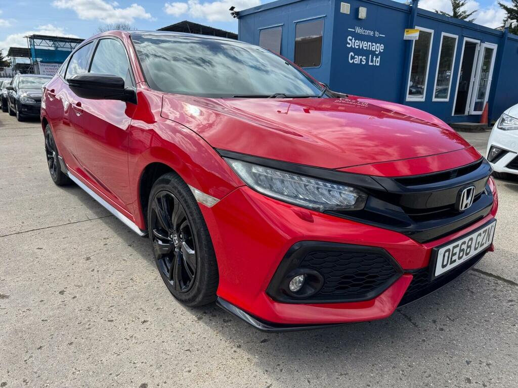 Honda Civic Hatchback 1.5 Vtec Turbo Gpf Sport Plus Cvt Euro 6 OE68GZN Red #5