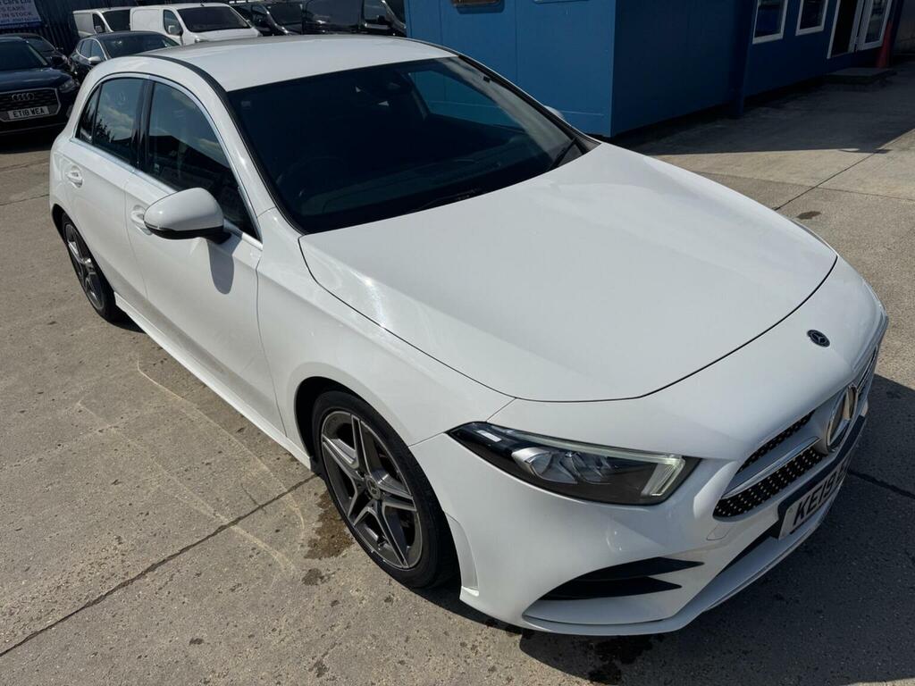 Mercedes-Benz A Class Hatchback 1.3 A180 Amg Line Euro 6 Ss 2019 KE19EBV White #6