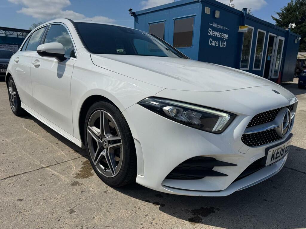 Mercedes-Benz A Class Hatchback 1.3 A180 Amg Line Euro 6 Ss 2019 KE19EBV White #2