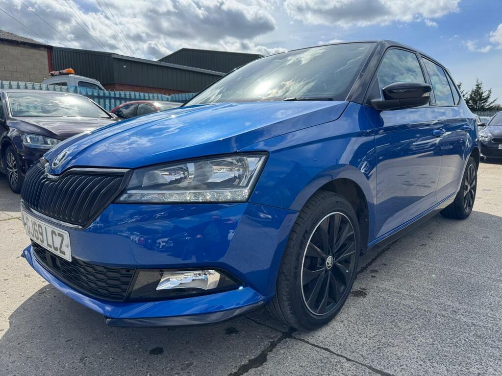 Skoda Fabia Hatchback 1.0 Tsi Monte Carlo Euro 6 Ss 20 GJ69LCZ Blue #5