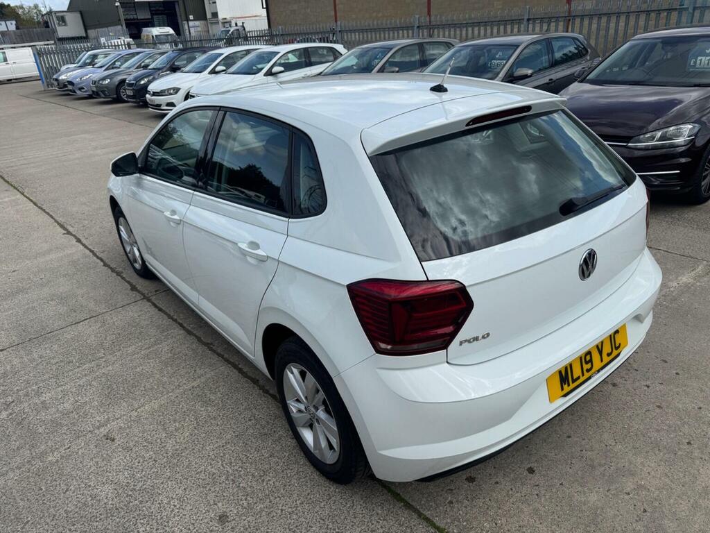 Volkswagen Polo Hatchback 1.0 Evo Se Euro 6 Ss 201919 ML19YJC White #4
