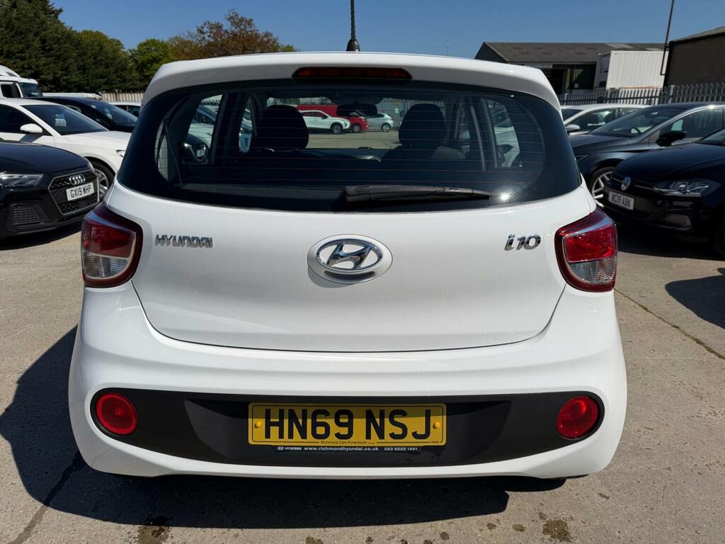 Hyundai I10 Hatchback 1.0 S Euro 6 201969 HN69NSJ White #6
