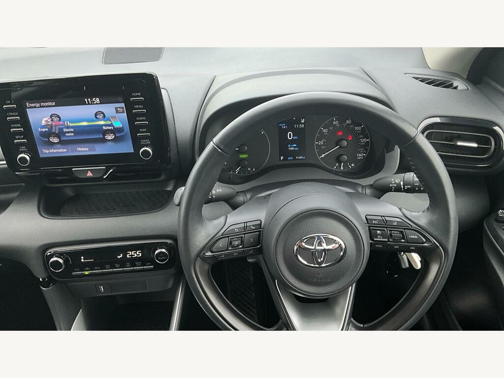 Toyota Yaris 1.5 Vvt-h Icon E-cvt Euro 6 Ss BT73FZM White #5