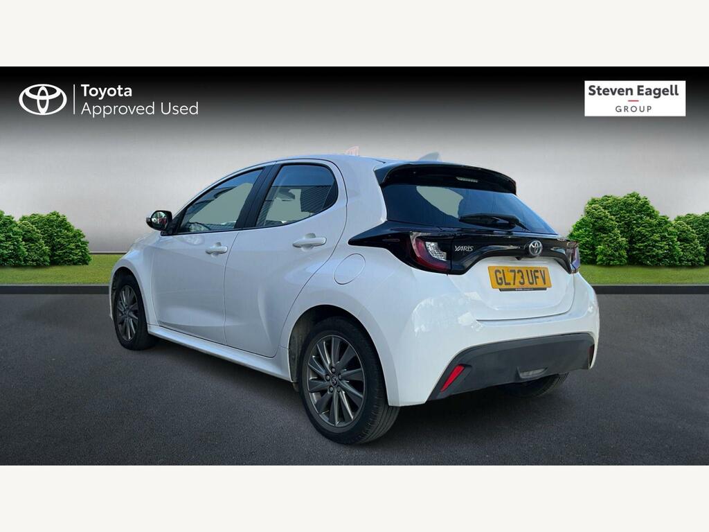 Toyota Yaris 1.5 Vvt-h Icon Hatchback Hybrid E-cvt E GL73UFV White #4
