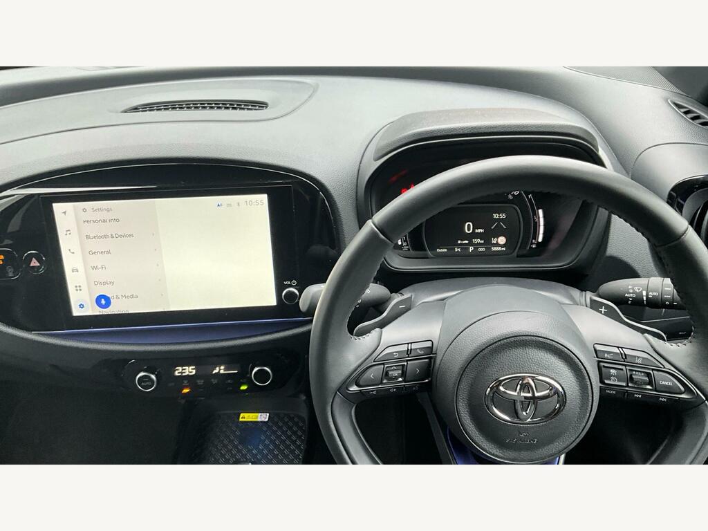 Toyota Aygo X 1.0 Vvt-i Exclusive X-shift Euro 6 Ss VO25XWH Blue #6