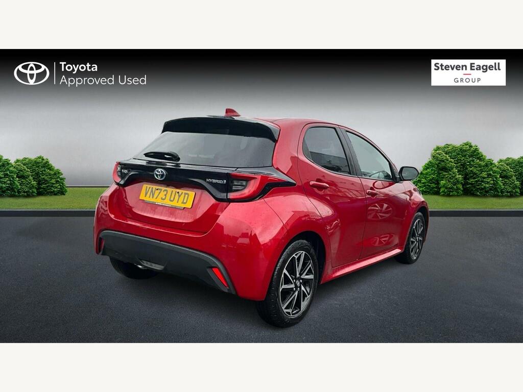 Toyota Yaris 1.5 Vvt-h Design E-cvt Euro 6 Ss VN73UYD Red #2