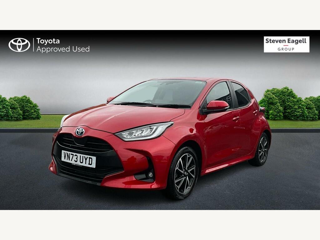 Toyota Yaris 1.5 Vvt-h Design E-cvt Euro 6 Ss VN73UYD Red #3